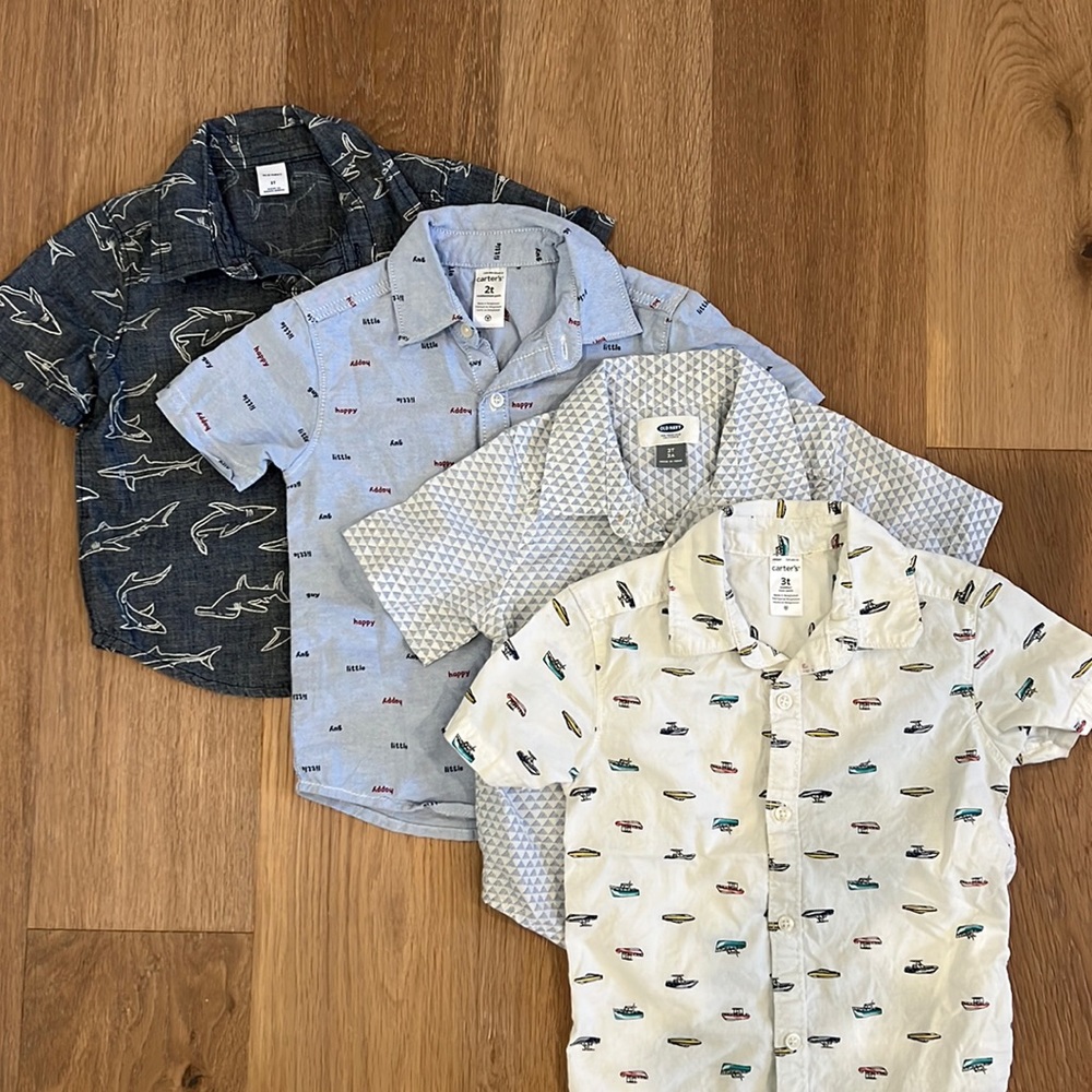 Boys 2T/3T button up bundle